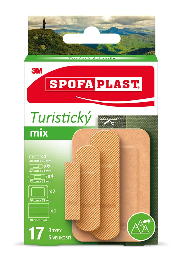 6234_3M SPOFAPLAST 604 TURISTICKY MIX NAPLASTI